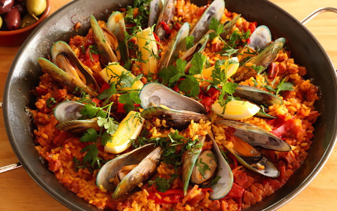 Mussel and Chorizo Paella